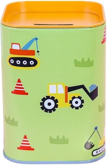Pencilia Kinder Metallische Sparbüchse Grün 10,5×7,5cm