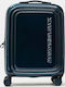 Mandarina Duck Logoduck Cabin Hard Suitcase Blue Metallic with 4 Wheels Height 55cm