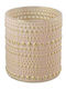Atmosphera Nelle Glass Candle Holder in Beige Color 7x8cm