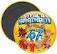 Steal A Brainrot 67 Roblox Style Magnet Decorative Rotund Pentru Frigider Dimensiunea 5cm