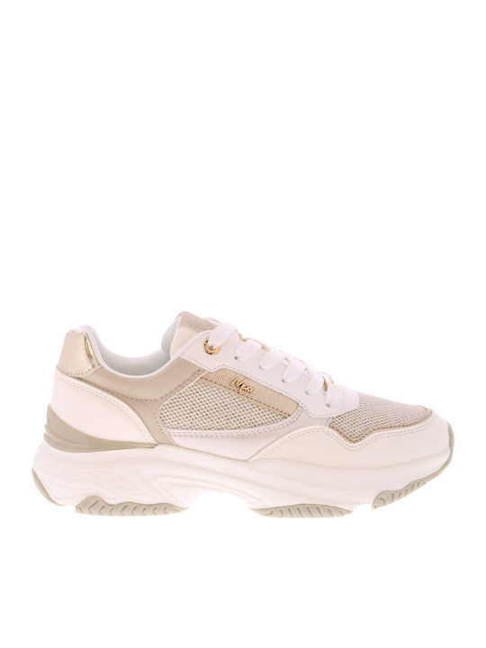Mexx Sneakers Chunky Pentru Femei Albi / Aurii