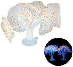 Phosphorescent Silicone Coral Aquarium Decoration Orange