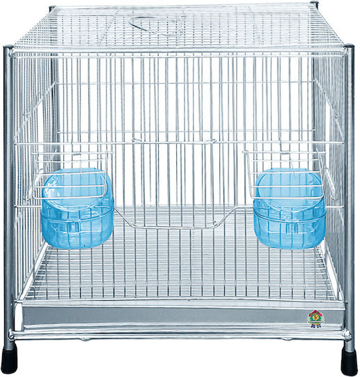 Klouvotechniki Bird Breeding Cage 40x27x36cm Silver