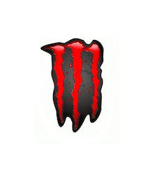 Stickers Par Weihnachtsaufkleber Monster Rote