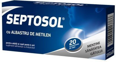 Herbaflu Septosol Albastru de Metilen 20 Capsule