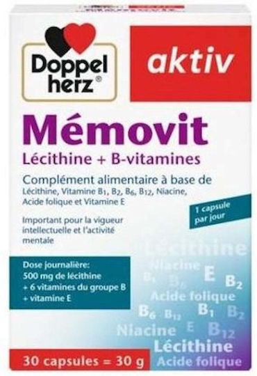 Doppelherz Memovit Supliment Pentru Memorie și Concentrare 30 Capsule