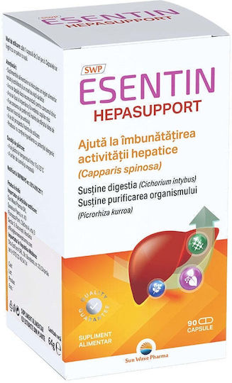 Sun Wave Pharma Esentin Hepasuport Supliment Alimentar Special 90 Capsule