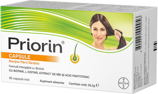Bayer Priorin Специална Хранителна Добавка 60 Капсули