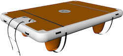 DECKTENT Floating Dock for 2 People Brown