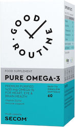 Secom Pure Omega 3 Good Routine Ιχθυέλαιο 60 κάψουλες Secom Pure Omega 3 Good Routine Ιχθυέλαιο 60 κάψουλες
