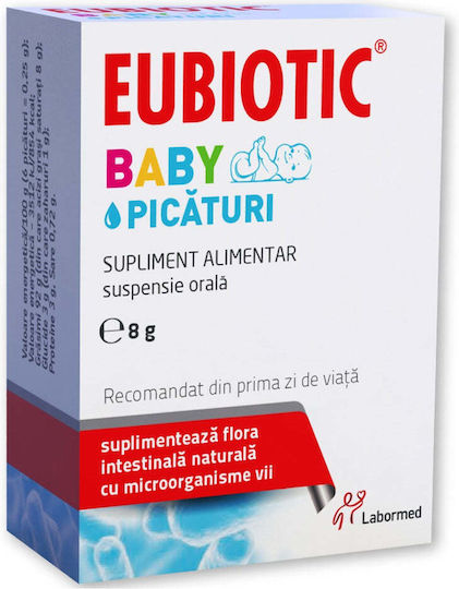 Labormed Eubiotic Baby Drops Supplement mit Probiotika für Säuglinge 8gr
