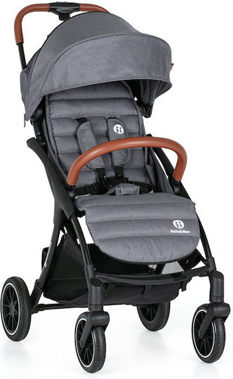 Petite & Mars Cross Cărucior Reglabil Pentru Copii Potrivit De La 6+ Luni Gri 7.8kg