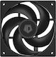 ID-Cooling AS-120-K Ventilator Pentru Carcasă (2000rpm / 58cfm) Fără Iluminare LED și Conexiune 4-Pin PWM