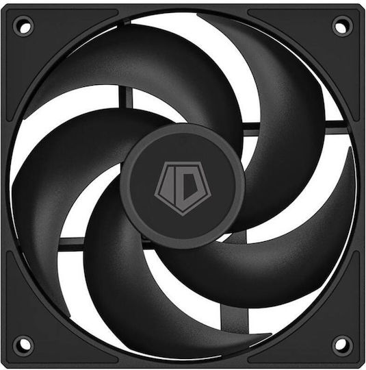 ID-Cooling AS-120-K Ventilator Pentru Carcasă (2000rpm / 58cfm) Fără Iluminare LED și Conexiune 4-Pin PWM