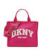Fabric Women's Shoulder Bag Pink