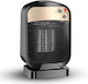 Alista Home Αερόθερμο Δωματίου Δαπέδου Μαύρο 1800W