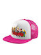 Koupakoupa Kids' Hat Jockey Fabric Roblox Squad White