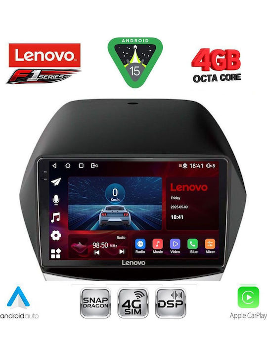 Lenovo Car Audio System for Hyundai iX35 2010-2015 Bluetooth USB WiFi GPS Apple CarPlay Android Auto with 10" Touch Screen