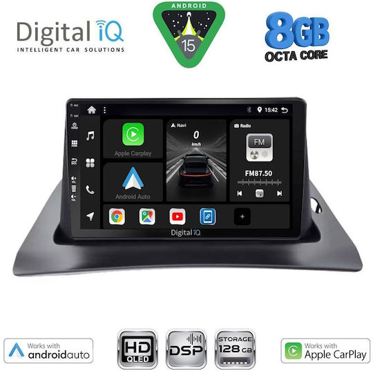 Digital IQ Car Audio System for Renault Kangoo 2010-2021 Bluetooth USB WiFi GPS Apple CarPlay Android Auto with 9" Touch Screen