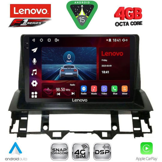 Lenovo Ηχοσύστημα Αυτοκινήτου για Mazda 6 2002-2008 (Bluetooth/USB/WiFi/GPS/Apple-Carplay/Android-Auto) με Οθόνη Αφής 10"