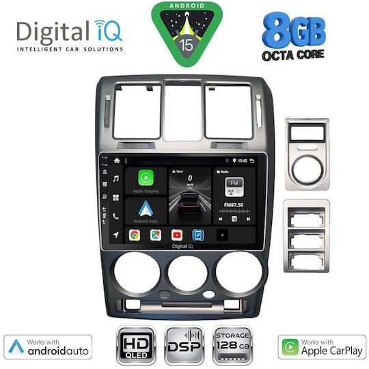 Digital IQ Car Audio System for Hyundai Getz 2002-2011 Bluetooth USB WiFi GPS Apple CarPlay Android Auto with 9" Touch Screen