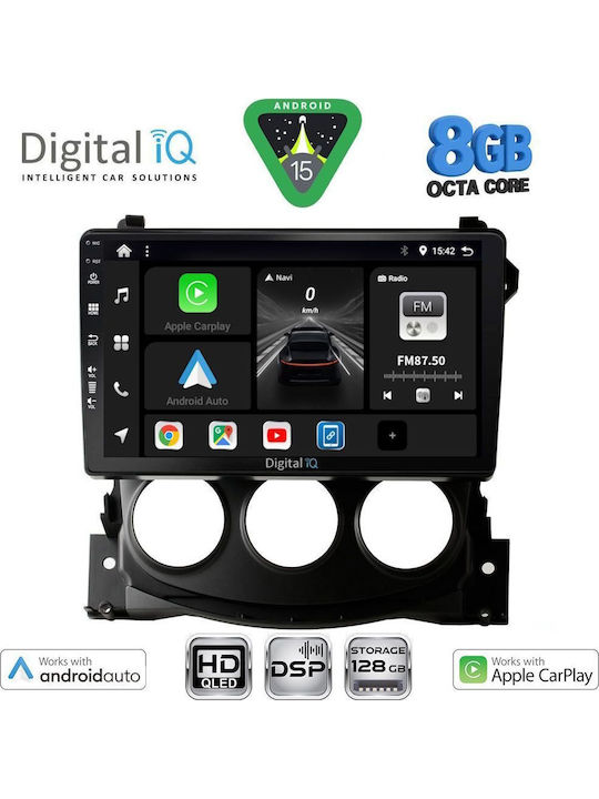 Digital IQ Car Audio System for Nissan 370Z 2009-2012 Bluetooth USB WiFi GPS Apple CarPlay Android Auto with 9" Touch Screen