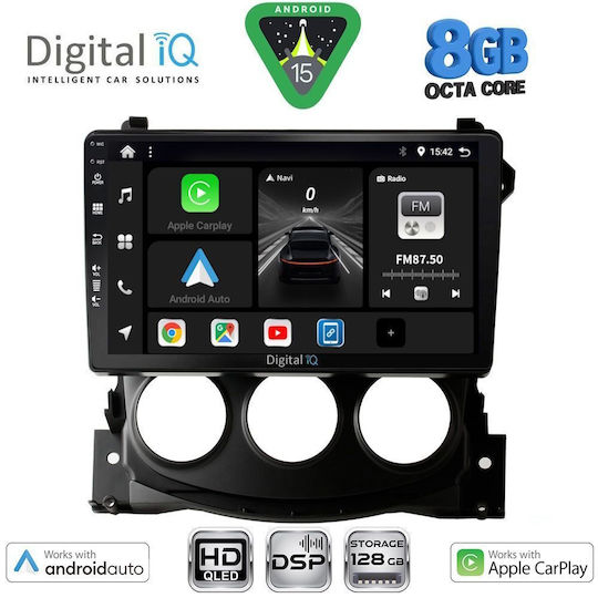 Digital IQ Ηχοσύστημα Αυτοκινήτου για Nissan 370Z 2009-2012 (Bluetooth/USB/WiFi/GPS/Apple-Carplay/Android-Auto) με Οθόνη Αφής 9"