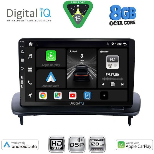 Digital IQ Ηχοσύστημα Αυτοκινήτου για Volvo C30 / S40 2004-2013 (Bluetooth/USB/WiFi/GPS/Apple-Carplay/Android-Auto) με Οθόνη Αφής 9"
