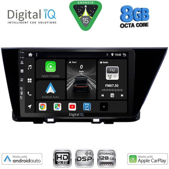 Digital IQ Ηχοσύστημα Αυτοκινήτου για Kia Niro 2017-2021 (Bluetooth/USB/WiFi/GPS/Apple-Carplay/Android-Auto) με Οθόνη Αφής 9"