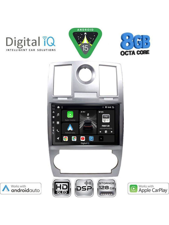Digital IQ Car Audio System Chrysler 300C 2005-2010 Bluetooth USB WiFi GPS Apple CarPlay Android Auto with 9" Touch Screen