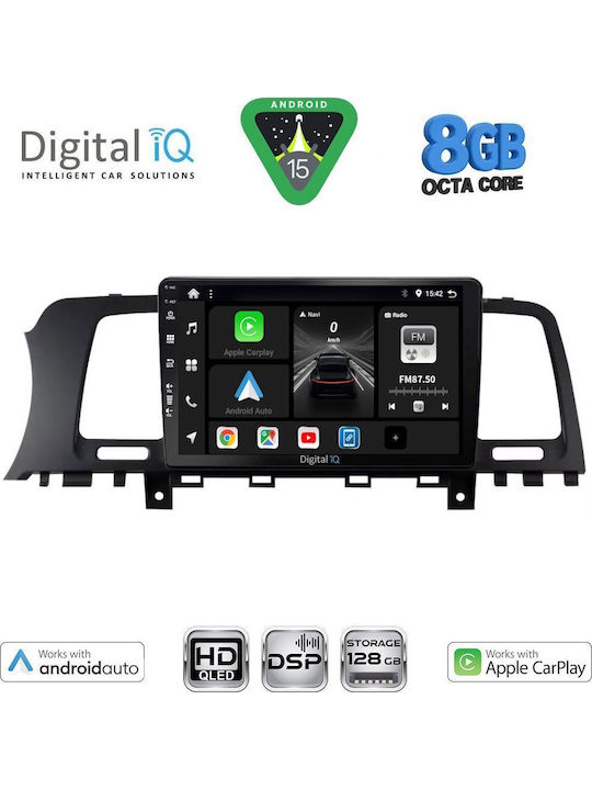 Digital IQ Car Audio System for Nissan Murano 2007-2014 Bluetooth USB WiFi GPS Apple CarPlay Android Auto with 9" Touch Screen