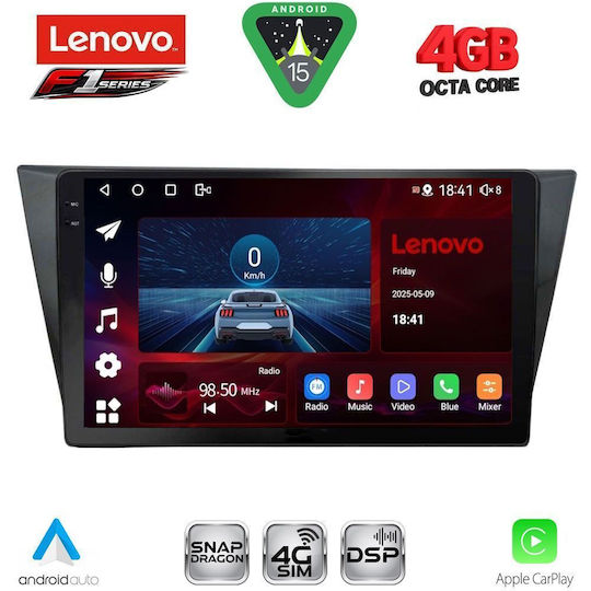 Lenovo Car Audio System for Volkswagen Tiguan 2016 Bluetooth USB WiFi GPS Apple CarPlay Android Auto with 10" Touch Screen