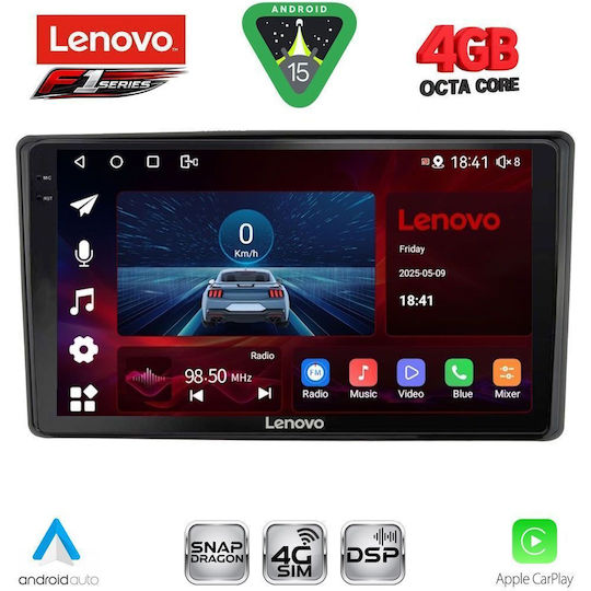 Lenovo Car Audio System for Toyota Raize 2020 with Touch Screen 10" Bluetooth USB Wi-Fi GPS Apple CarPlay Android Auto Lenovo SSQ 9701 CPA