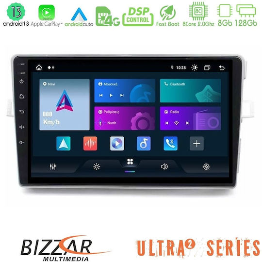 Bizzar Ηχοσύστημα Αυτοκινήτου για Toyota Verso 2009-2018 (Bluetooth/USB/WiFi/GPS/Apple-Carplay/Android-Auto) με Οθόνη Αφής 9"