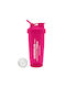Katerelos Fitness Protein Shaker 600ml Plastic Pink