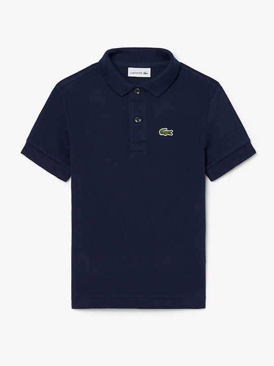Lacoste Παιδικό Polo Κοντομάνικο Navyblue