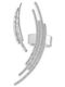 Ohrring Unisex Ear Cuff Pin Linkses Ohr Handgefertigt Silber 925
