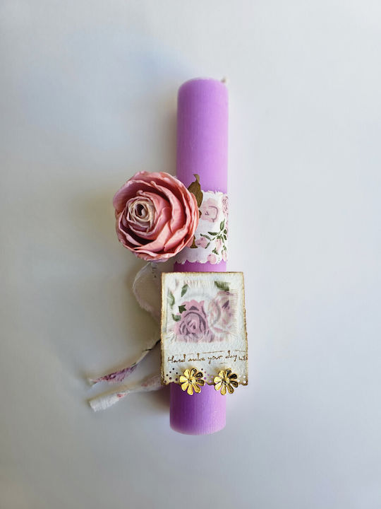 Mittlere Osterkerze Runde Beduftete Rosa