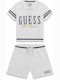 Kids Set with Shorts Summer 2pcs White