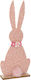 Iliadis Easter Rabbit Felt Pink 30x12x5cm
