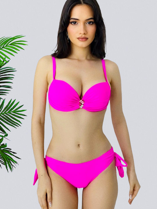 Set Bikini Push Up Φούξια