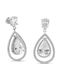 Themelidis Jewels Σκουλαρίκια από Ασήμι με Πέτρες