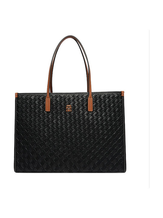 Tommy Hilfiger Tommy Γυναικεία Τσάντα Tote Μαύρη