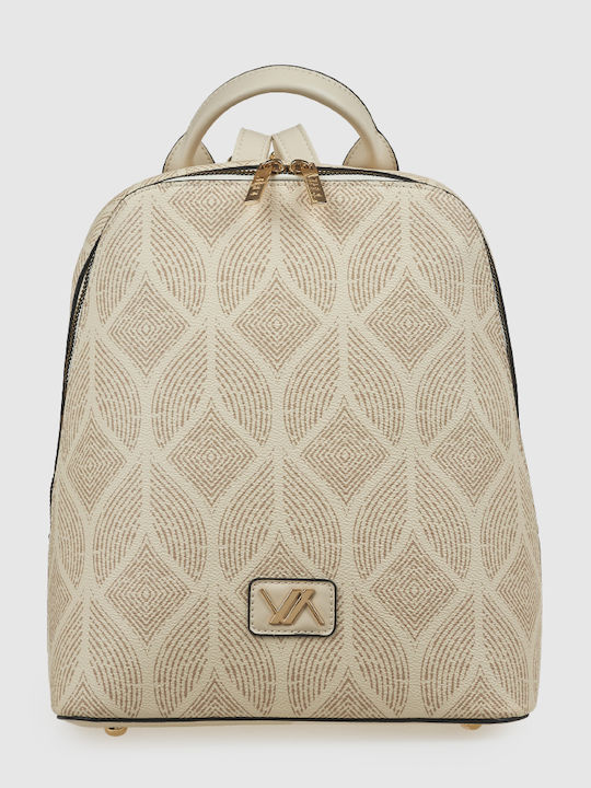 Damentasche Rucksack Cremfarben