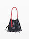 Damentasche Rucksack Schulter Schwarz