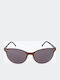 Rodenstock Women's Sunglasses with Burgundy Frame and Gray Lens R1392 A