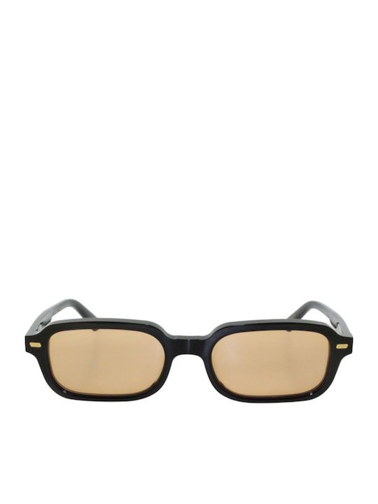 Gast Voce Unisex Sunglasses with Orange Horn-Ri...