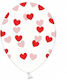 Set 6 Latex Transparent Balloons 12'' 30cm