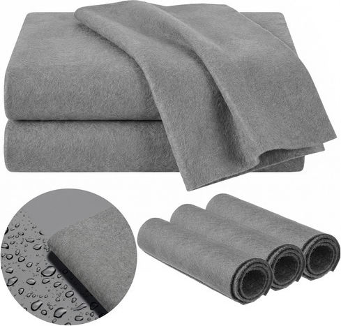 Set 3 Țesături De Curățare Magic Microfibra Zola Geamuri Suprafețe Netede Absorbție Ridicată Fără Detergent 30 X 40 Cm Gri