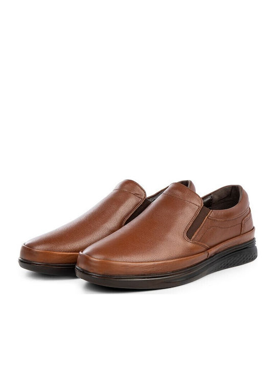 Pantofi Casual Bărbătești Din Piele Anatomici Maro